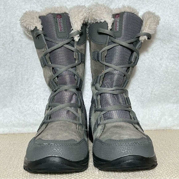 Columbia Womens Ice Maiden lI Grey Winter 200g Insulated Snow Boots Size US 7 - Picture 3 of 11